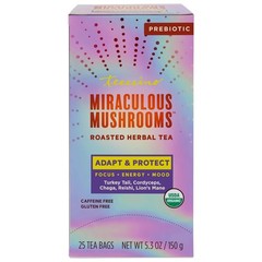 Teeccino Miraculous Mushrooms Adapt & Protect Herbal Tea 25 Count (Pack of 1)