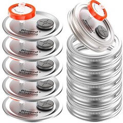 6Pcs Regular Mouth Liquid Culture Lid,Split-type Grain Spawn Cultivation Maso…