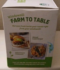 Back to the Roots Organic Kitchen Herb Garden Kit 3 Pack Mint Basil Cilantro