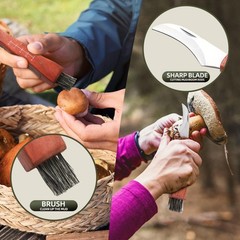 Mushroom Foraging Kit with Mesh Bag, Knife & Adjustable Strap – Ideal Gift for F
