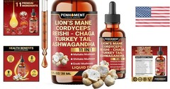 Cognitive Function Boost – 11-in-1 Mushroom Liquid Drops for Daily Use
