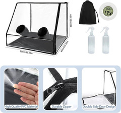 Large Still Air Box Mushroom Grow Tent 35.43X23.62X23.62 Mycology Fume Hood Prop