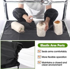 Mushroom Grow Tent with LED Grow Light Kit – 30 x 20 x 20 Inch Portable Design