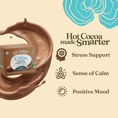 Organic Reishi Hot Cacao Mix – Supports Relaxation | 10 Count Powder