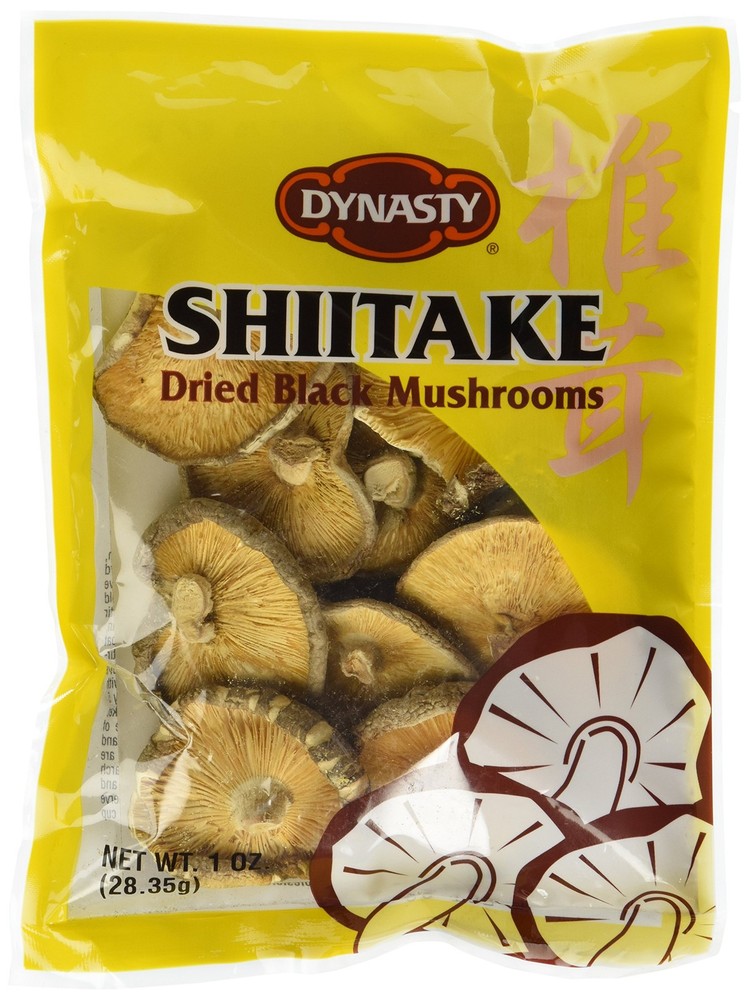 Dynasty Shiitake Dried Black Mushrooms, 1 Ounce 1 (Pack of 1)