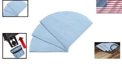 3-Pack Reusable Vacuum Filters with Easy Mounting Ring for Effortless Cleaning