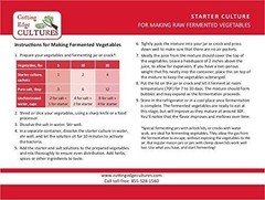 Vegetable Starter Culture – 6 Pouches, 12g | Fermentation Kit for Home Gardeners