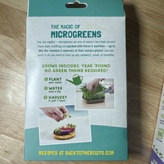 3 PACK – Back to the Roots Organic Microgreens Grow Kit Variety Pack