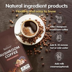 6 Adaptogenic Mushrooms Lion’s Mane, Cordyceps, Turkey Tail & Other Mixed wit…