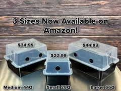 Grower’S Select Mushroom Monotub Fruiting Chamber with Filter Disks and Liner
