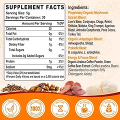 Mushroom Coffee – Mushroom Coffee Organic with 11 Superfood Mushrooms, Includ…