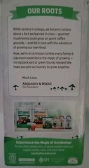 Mushroom Mini Grow Kit Organic by Back to the Roots Made in USA ** New in Box