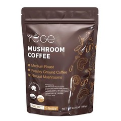 Mushroom Coffee, Instant Coffee with Cordyceps, Reishi, King black