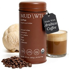MUDWTR Real Arabica Mushroom Coffee With Adaptogens | Superfood Blend for Foc…