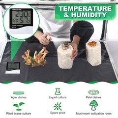 Meonum Large Still Air Box Mushroom Grow Tent, 30x20x20 in Mycology Clear