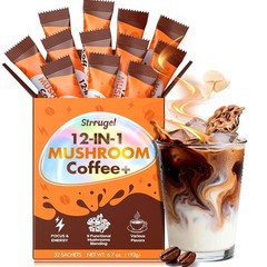 Organic Mushroom Coffee with Lion’s Mane & Reishi – 9 Functional Mushrooms + Ash