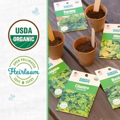 Organic Herb Seeds Variety (5-Pack) 5pk Herb Variety