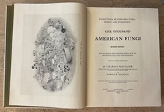 ONE THOUSAND AMERICAN FUNGI BY CHARLES MCILVAINE-1973 HB 1ST ED W/DJ-729 PAGES