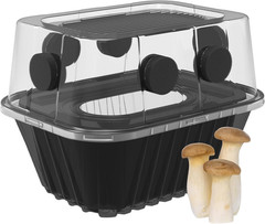 Mushroom Growing Kit, Monotub Stackable Grow Box, Fruiting Chamber with FAE Filt