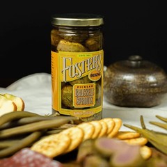 Foster’s Pickled Brussel Sprouts in a Jar, 16 ounce (Pack of 2), Original