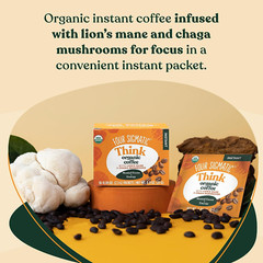 Mushroom Mix Coffee Lion’S Mane | Think | Pack of 3 (30 Packets Total)