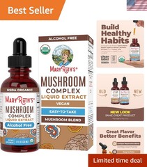 MARYRUTH’S Mushroom Complex | Lion’s Mane | Turkey Tail | Reishi Mushroom | S…