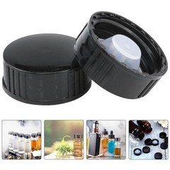12pcs 28mm Growler Cap Phenolic resin cover Black Polyethylene sealed screw c…