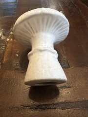 Mushroom Figurine Sculpture Rustic Cottage Decor Pottery ceramic Art hand made