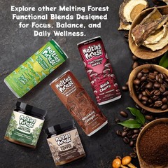 Melting Forest Mushroom Coffee, with 7 Functional 2.5 Ounce (Pack of 1)