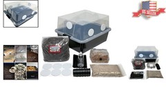 Complete Mushroom Monotub Grow Kit for Dung-Loving Mushrooms – Just Add Spores!