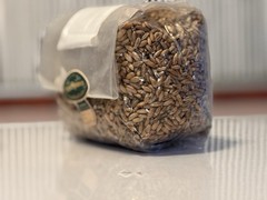 Sterilized RYE BERRY Grain Bag for Dung-Loving Mushroom Cultivation