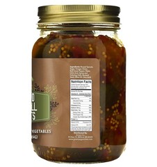 Delicious 16 Ounce Jar of Hand Jarred Pickled Brussels Sprouts – Ready to Eat
