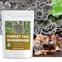 Dried Whole Turkey Tail Mushrooms – 2.5 oz, Natural Umami Flavor for Cooking