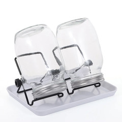 16/32Oz Sprouting Jars with Screen Lids Sprouts Growing Kit Wide Mouth Mason Jar