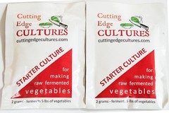 Live Probiotic Vegetable Starter Culture – 2 Pouches for Healthy Fermentation
