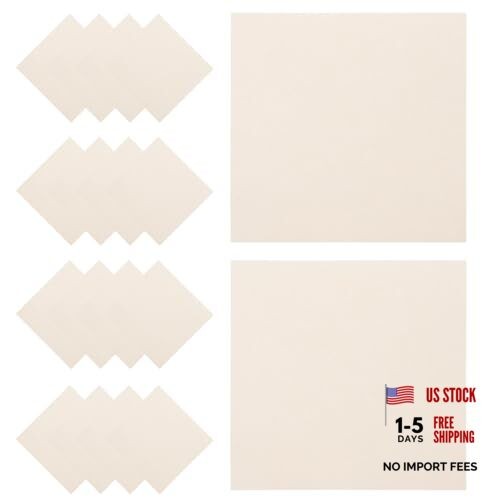 100 Pcs Square Qualitative Filter Paper, 100x100mm (3.93×3.93 Inches) Lab