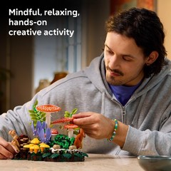 LEGO Botanicals Woodland Mushrooms – Building Set for Adults, Ages Multicolor