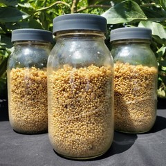 1lb sterilized Grain Jars Mushroom Grow