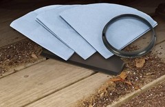 Eco-Friendly Reusable Paper Vacuum Filters – 3 Pack for Large Debris Collection