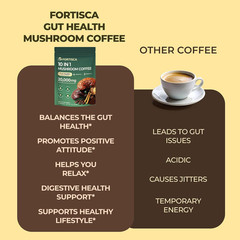 10 Kinds Mushroom Coffee with Probiotic(Lion’s Mane, Cordyceps, Turkey Tail & Ot