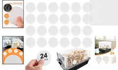 Versatile 24-Pack of 2.5″ Monotub Adhesive Filter Disks for Mushroom Growing