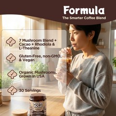 Melting Forest Mushroom Coffee, with 7 Functional 2.5 Ounce (Pack of 1)