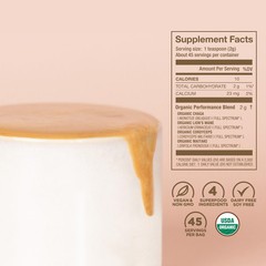 Laird Superfood Organic Performance Mushroom Blend 3.17 Ounce (Pack of 1)